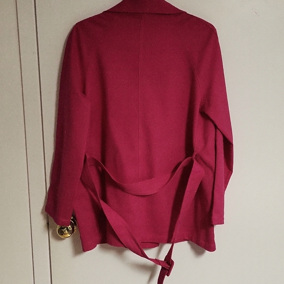 Icone by Simon's women's belted blazer medium pink. - Picture 9 of 11